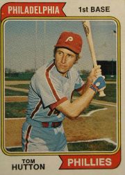 1974 Topps Baseball Cards      443     Tom Hutton